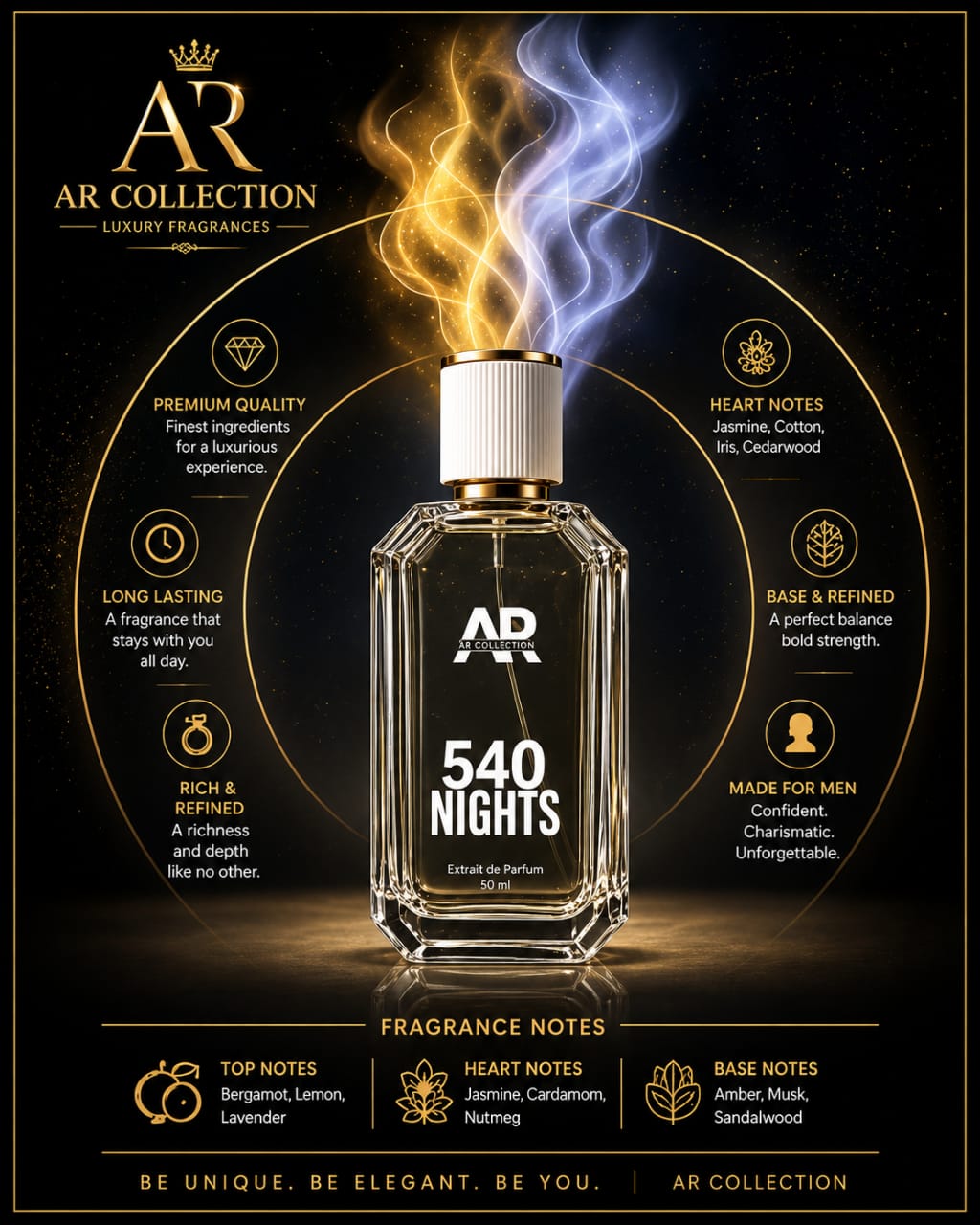 540 Night 50ML -"Inspired by Baccarat Rouge"